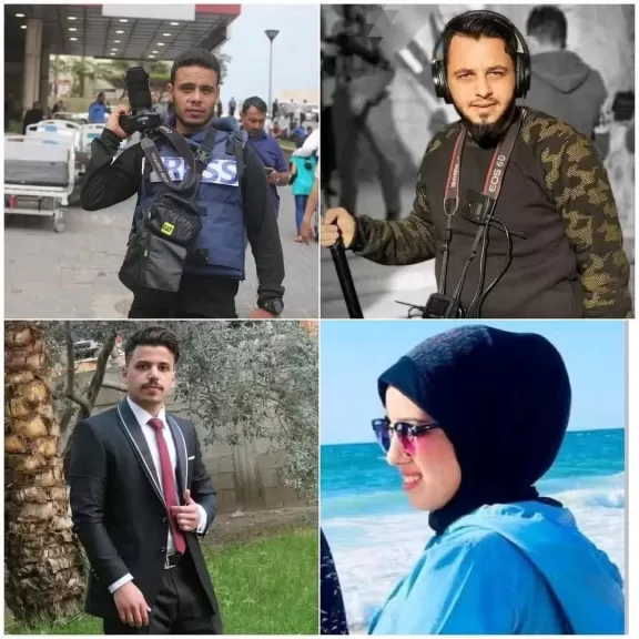 بيان ”حماس” بعد مقتل 5 صحفيين وأفراد من عائلاتهم في غزة