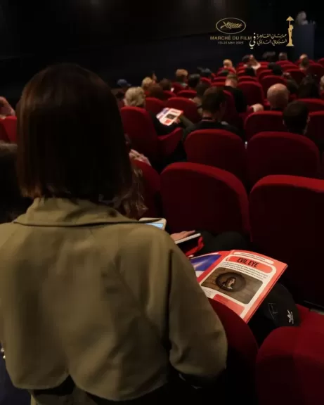 استقبال العرض التقديمي لفيلم ”عين حارة” بمهرجان كان