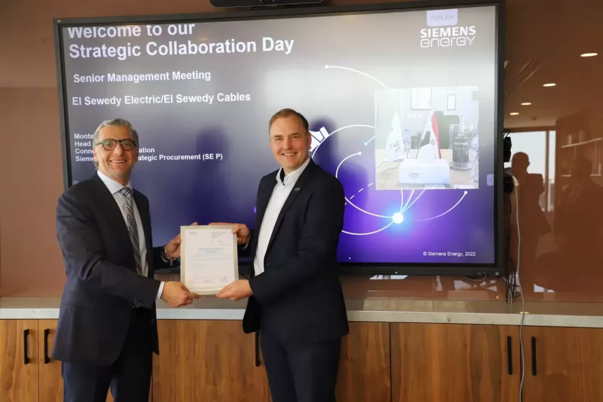 شراكة إستراتيجية  بين السويدي للكابلات Siemens Energy  في الابتكار والاستدامة في أنظمة الطاقة حول العالم