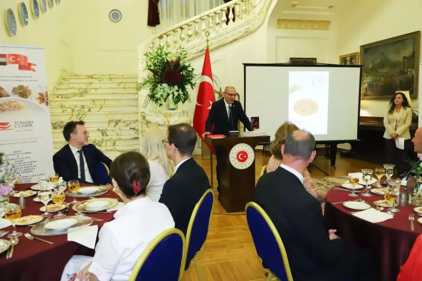 السفارة التركية بالقاهرة تحتفل  بأسبوع المطبخ التركي وتؤكد على  الروابط التاريخية المشتركة بين المطبخين التركي والمصري