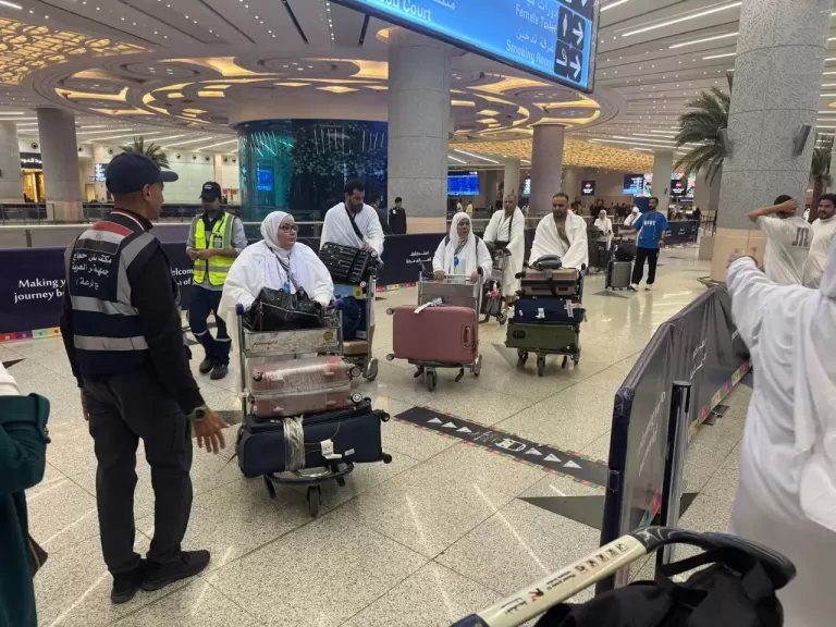 وصول 9360 من حجاج القرعة إلى مكة المكرمة