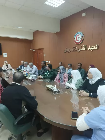 ندوة عمالية فى مجال المفاوضة الجماعية للعاملين بالمعهد العالي التكنولوجي