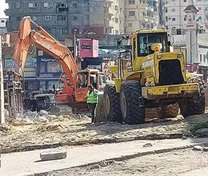 حملة أمنية وبيئية مكبرة  لرفع المخلفات بشوارع الإسكندرية