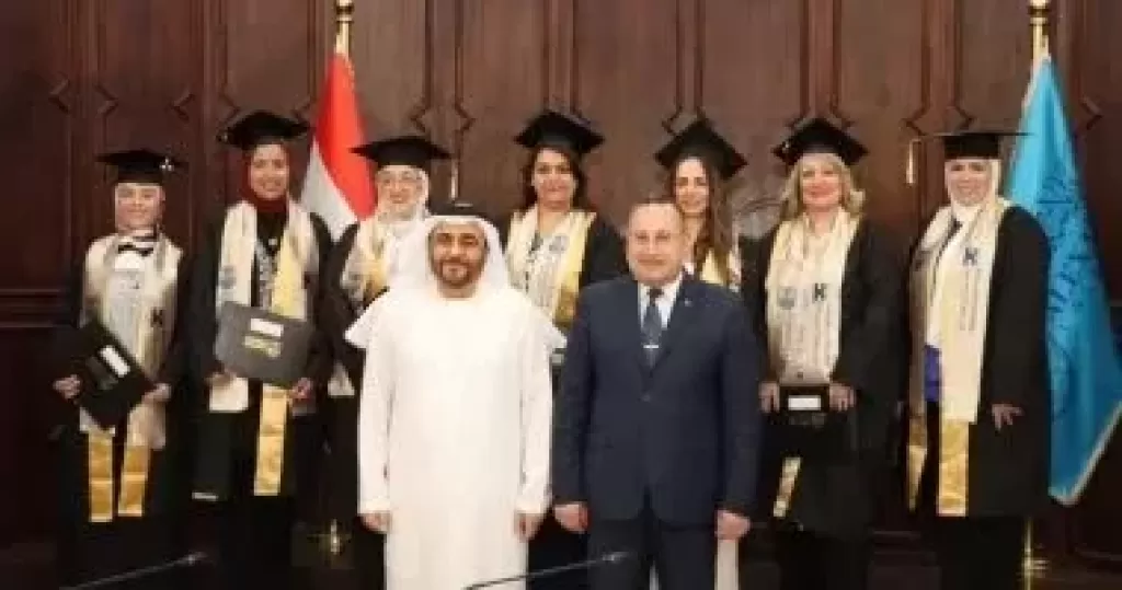 جامعة الإسكندرية وجامعة حمدان بن محمد الذكية تحتفلان بتخريج أول دفعة ماجستير