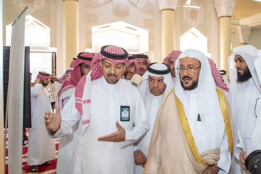 ” آل الشيخ ” في جولة تفقدية للوقوف على جاهزية مرافق الوزارة بالمشاعر المقدسة.. ويدشن 8 مشاريع تجاوزت 35 مليون ريال