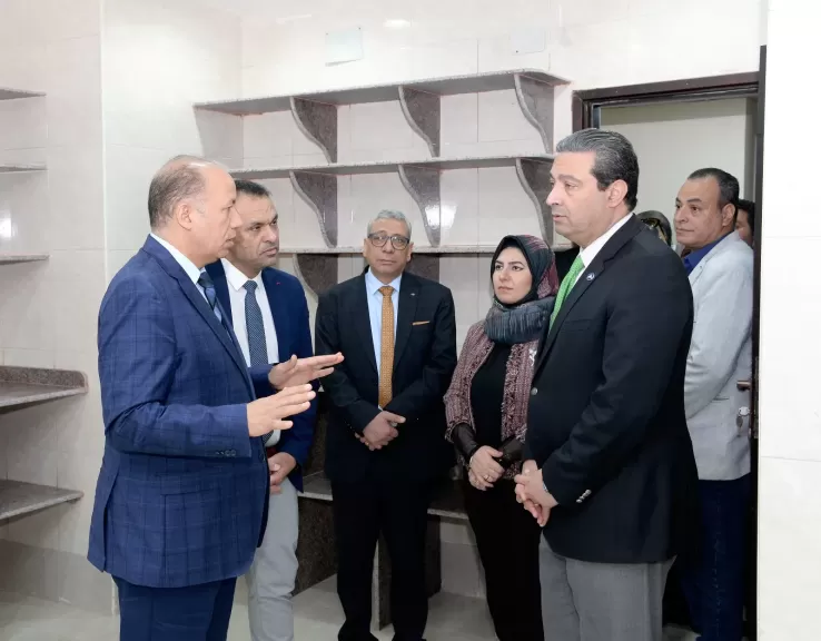 جامعة المنصورة تفتتح مشروعات خدمية برأس البر