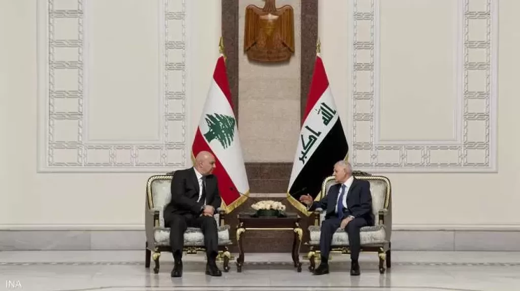 الرئيسان العراقي واللبناني يؤكدان دعمهما لغزة ووحدة سوريا