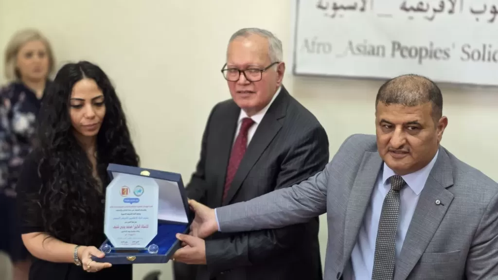 منظمة تضامن الشعوب الأفريقية الآسيوية تحتفي بعيد الإعلاميين وتكرّم 76 إعلامياً من 20 دولة بحضور لافت دبلوماسياً وثقافياً واعلاميا