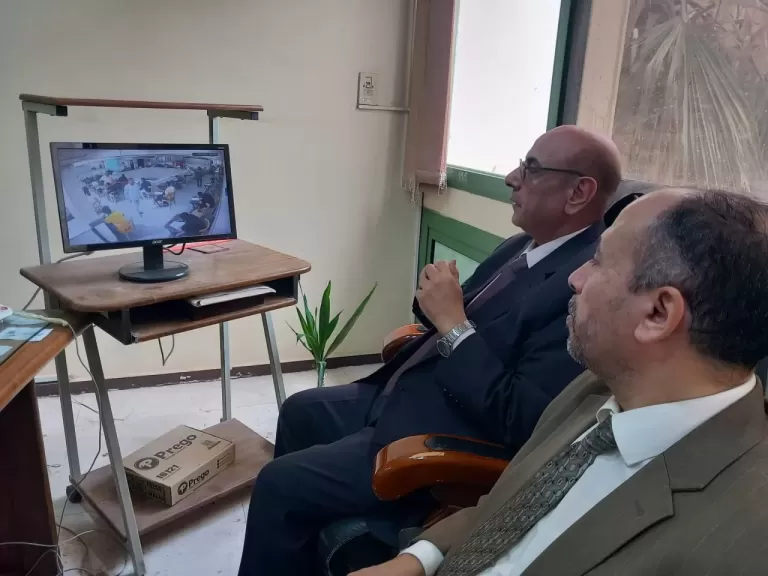 بداخل لجان طنطا.. كاميرات مراقبة بكلية علوم القرآن  لضبط أداء الطالب والملاحظ