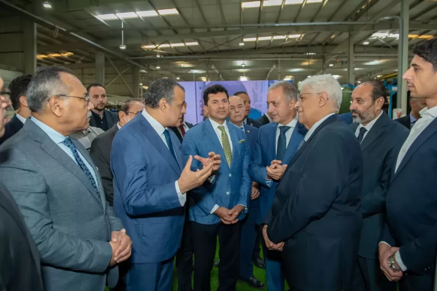مصنع النجيل الصناعي ”كابتكس”..  تفاصيل تعاون بين ”الإنتاج الحربي” و”الشباب والرياضة”