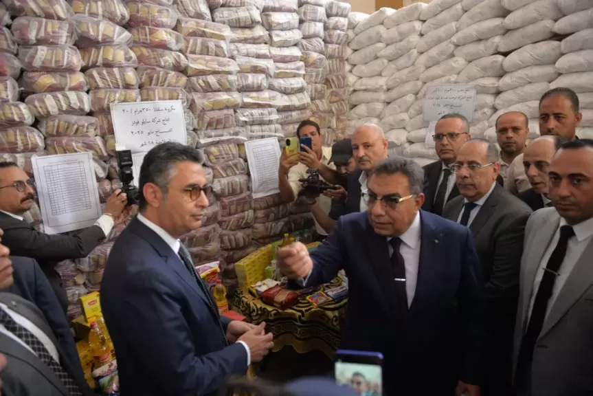 محافظ الدقهلية و وزير التموين في زيارة ميدانية لمتابعة عدد من المشروعات