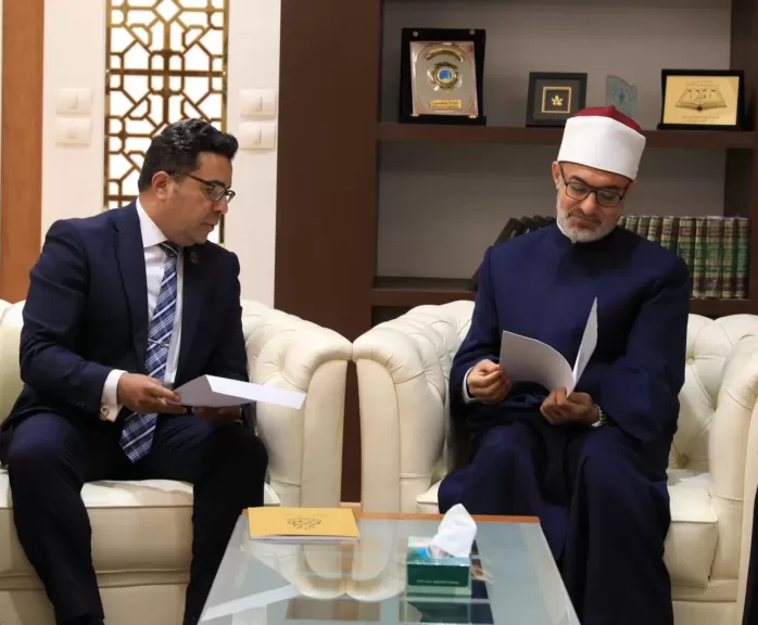 خلال استقباله رئيس حزب الوعي مفتي الجمهورية يؤكد:.العمل الوطني المشترك طريقنا لتحصين الوعي وصون الهوية