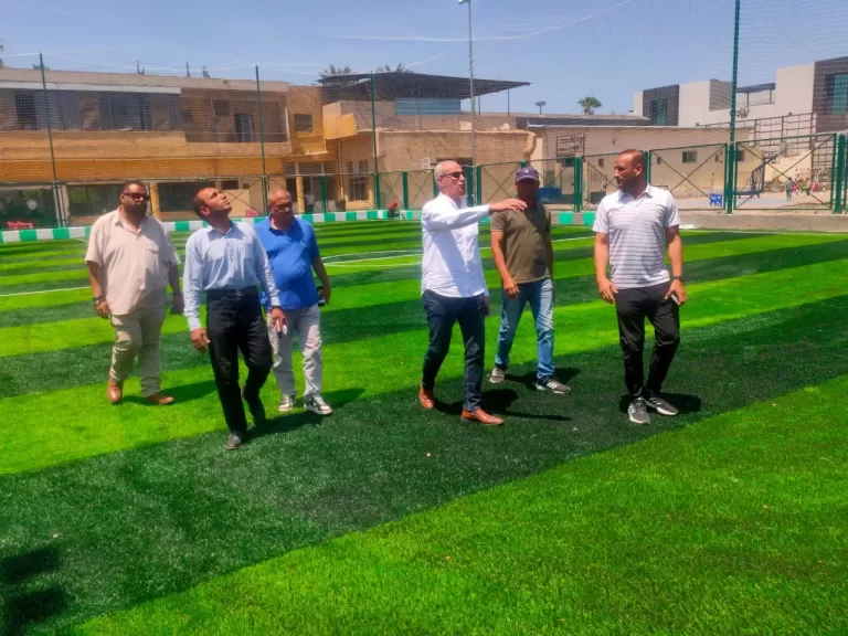 بتكلفة مليوني جنيه.. إنشاء ملعب خماسي جديد بنادي كفر الشيخ الرياضي