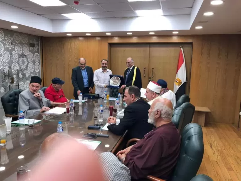 الأعلى للطرق الصوفية يكرم سامح المرزوقي وأحمد مجاهد