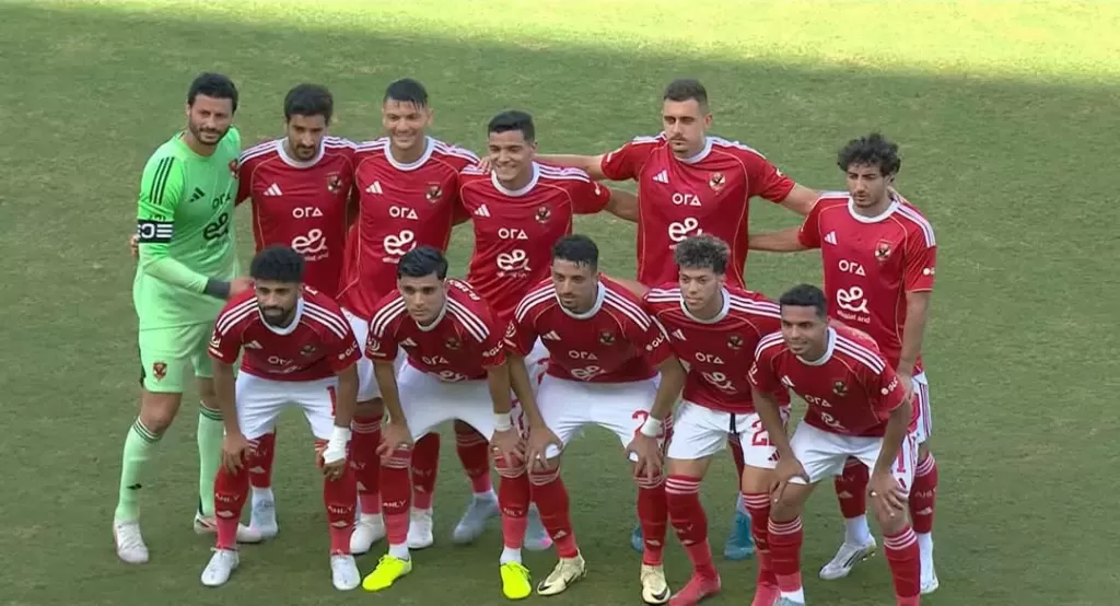 باتشوكا يسجل هدف التقدم أمام الأهلي