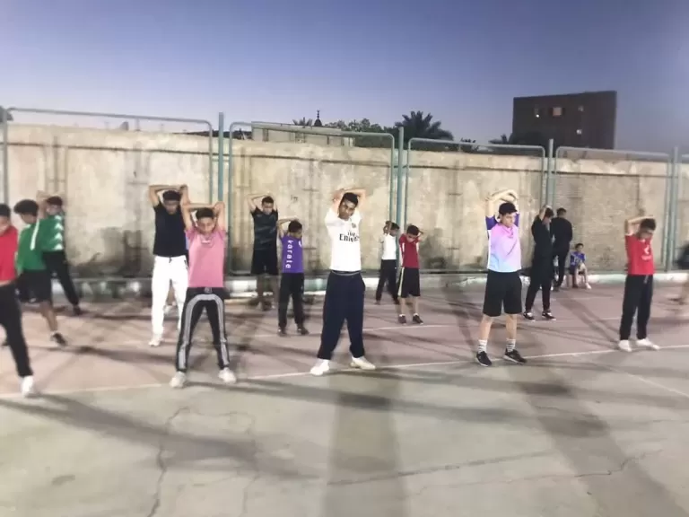 استمرار  تدريب مركز تدريب اللياقة البدنية بمراكز شباب السويس