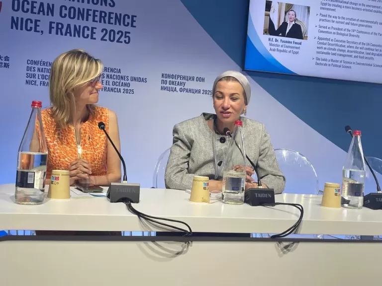 وزيرة البيئة تشارك فى الجلسة رفيعة المستوى بعنوان ”توسيع نطاق الحلول من أجل منطقة المتوسط خالية من البلاستيك”