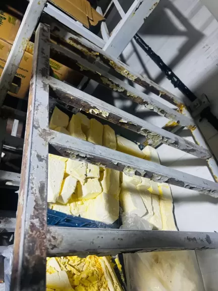 ضبط 725 كيلو منتجات ألبان غير صالحة للاستهلاك الآدمى بمعامل أحد المدارس الزراعية بشبرا الخيمة