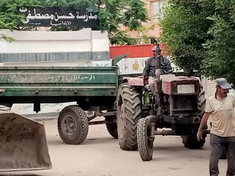 رفع كفاءة محيط لجان الثانوية العامة بكفر الشيخ