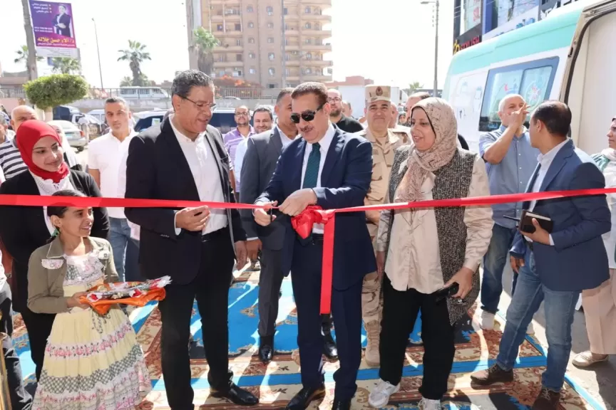 محافظ المنوفية يدشن المبادرة الرئاسية للكشف  المبكر عن الأورام السرطانية والعلاج بالمجان  ”من بدري أمان”  بقويسنا