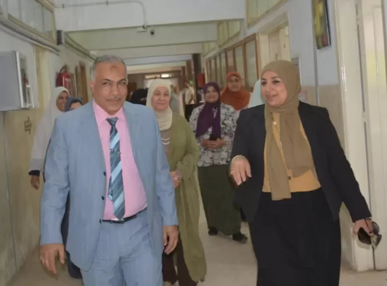نائب رئيس جامعة الأزهر يتفقد امتحانات كلية الاقتصاد المنزلي بطنطا
