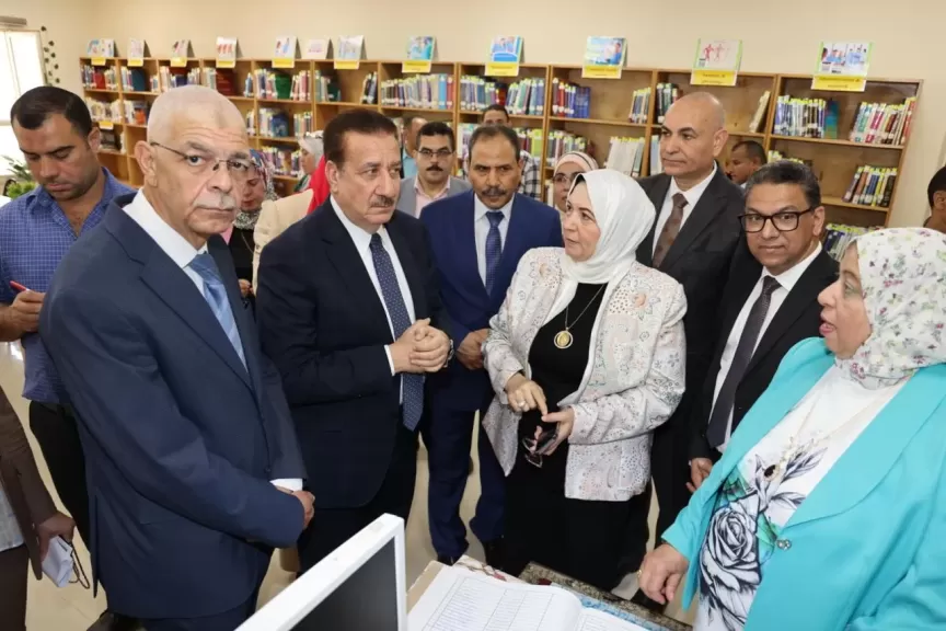 محافظ المنوفية ورئيس الجامعة يفتتحان المعهد الفني للتمريض الجديد بمنشأة سلطان