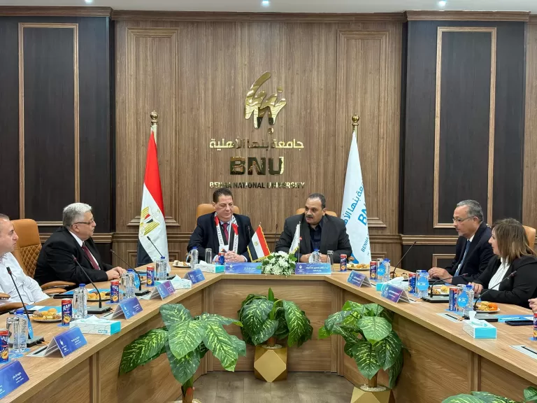 جامعة بنها الأهلية توقع بروتوكول تعاون مع جامعة الأزهر – غزة بدولة فلسطين