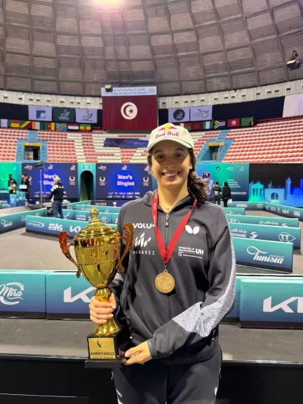 هنا جودة تتقدم في تصنيف الاتحاد الدولي لتنس الطاولة سيدات.. وتحافظ على الصدارة العربية والإفريقية