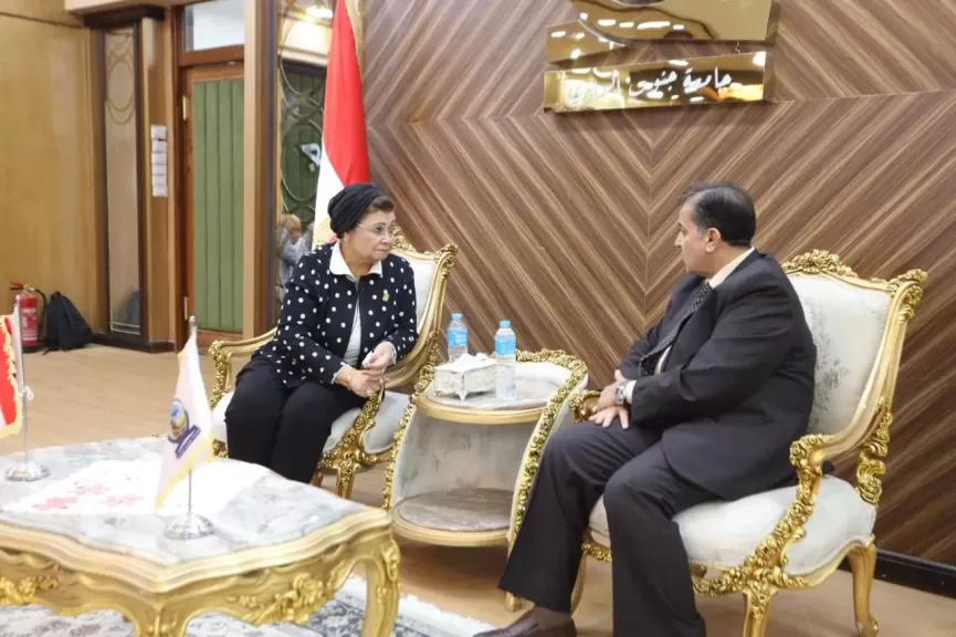 نائب وزير الصحة تبحث مع رئيس جامعة جنوب الوادي تعزيز التعاون لتحسين الخصائص السكانية بمحافظة قنا