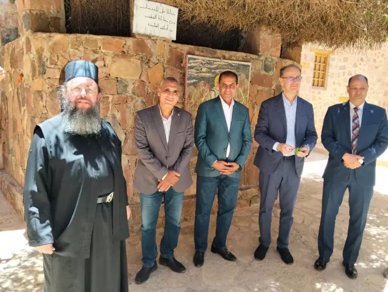 رئيس وزراء جمهورية صربيا فى زيارة تاريخية لدير سانت كاترين