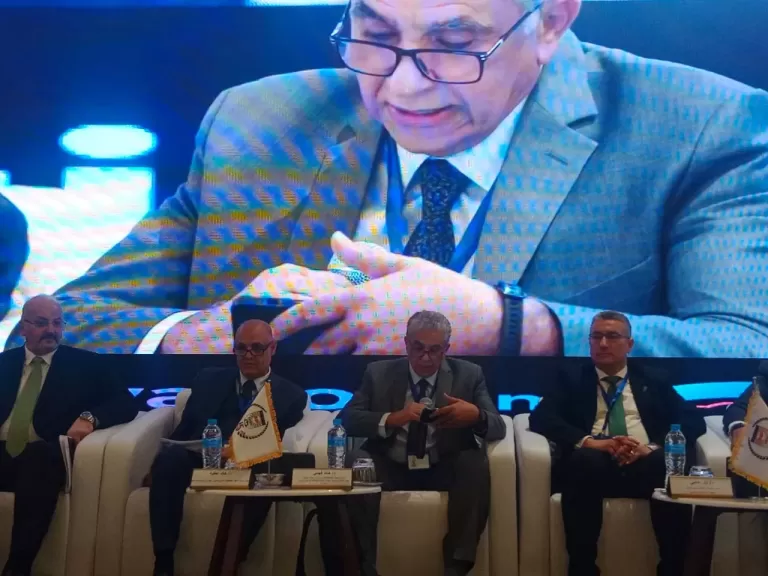 خالد فهمي يدير جلسة مؤتمر ”الابتكار والتنمية المستدامة”