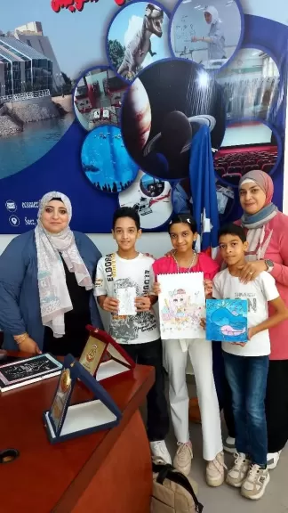 رسومات تنبض بالحياة.. المركز الاستكشافي بالسويس يحتفي بالمواهب الفنية الصغيرة