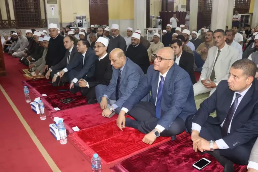 محافظ القليوبية ومدير الأمن يشاركوا في إحتفالية مديرية الأوقاف بمناسبة العام الهجري الجديد