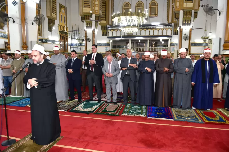 نائب محافظ الدقهلية يشهد الاحتفال بالعام الهجري الجديد بمسجد النصر