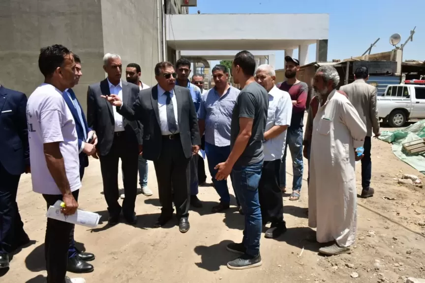 محافظ الدقهلية يتفقد محطة مياه أبو عرصة  ويوجه بسرعة الإنجاز لتوفير المياه للمواطنين