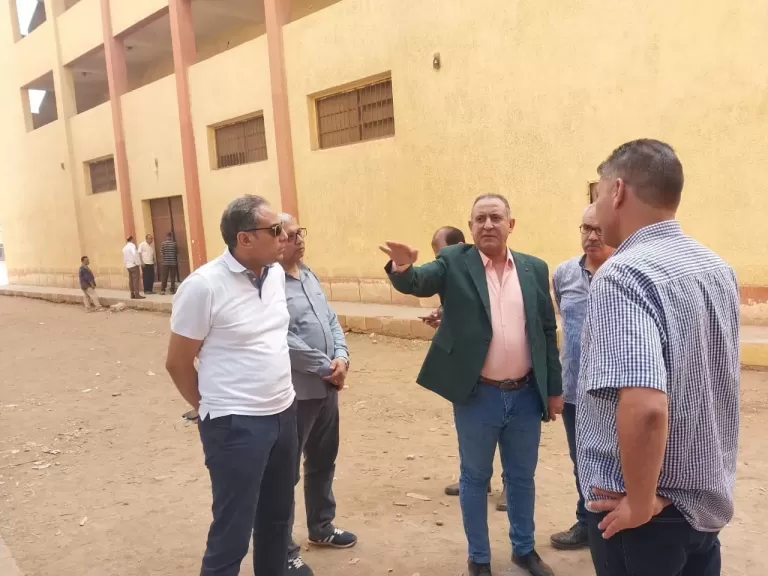 رئيس شركة مياه الغربية يتفقد مبنى المدرسة الفنية المتخصصة بطنطا استعدادًا لافتتاحها