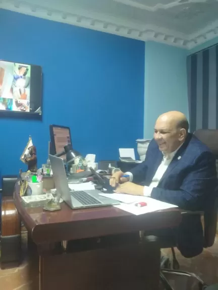 شريف مصطفى يناقش خطة استعداد الاتحاد الأفريقي للكونغ فو للمشاركة بأولمبياد الشباب 2026