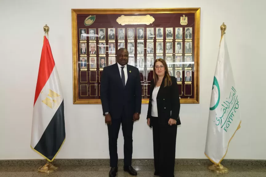 رئيس «البريد المصري» تستقبل المدير التنفيذي لبريد كوت ديفوارلبحث أوجه التعاون المشترك