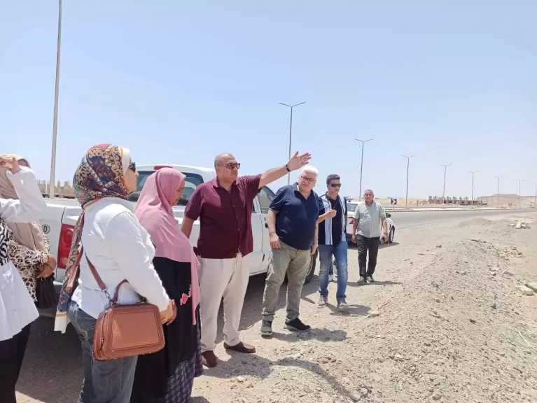 رئيس مدينة مرسى علم  يلتقي بمدير مديرية الإسكان بالبحر الأحمر