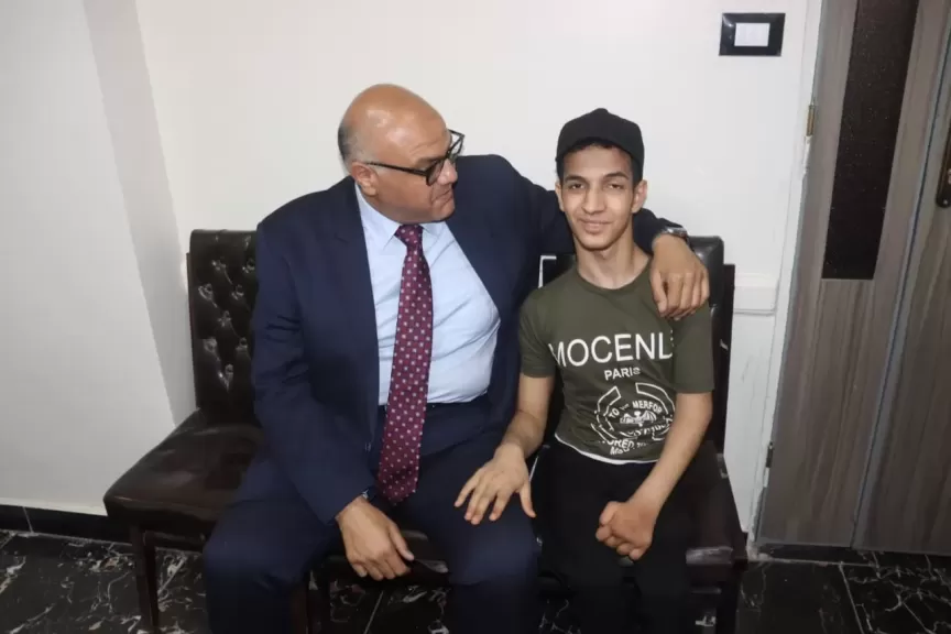 محافظ القليوبية يدعم ذوي الهمم ويوفير 3 فرص عمل لشباب من ذوى الإعاقة بطوخ