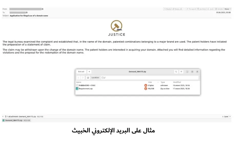 كاسبرسكي تكشف عن حملة خداع تستخدم للتجسس تحت ستار التهديدات القانونية