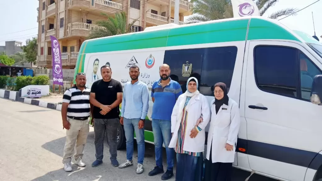 بدء فعاليات التأمين الطبي لشاطئ جمصة