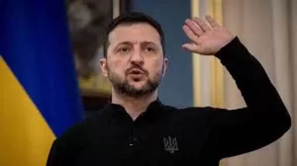 الرئيس الاوكراني زيلنسكي