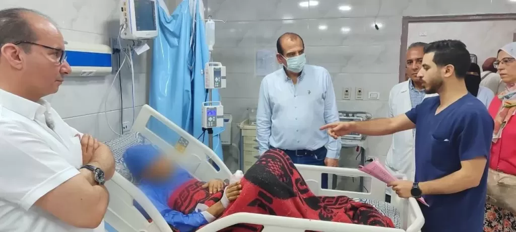 توقيع الجزاء على مدير قسم الاستقبال ومشرف القسم بمستشفى حلوان العام