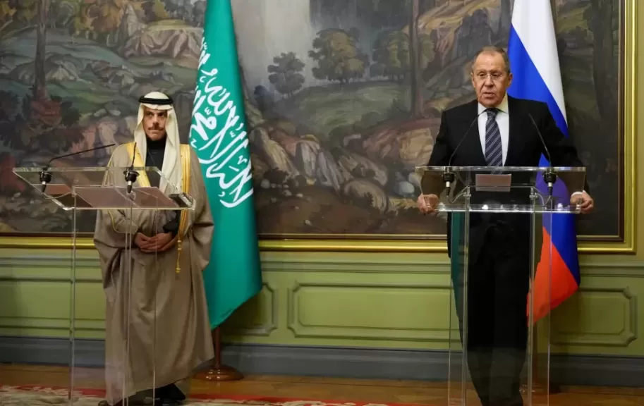 غزة وسوريا وإيران.. توافق ”سعودي ـ روسي” على الحلول الدبلوماسية لأزمات المنطقة