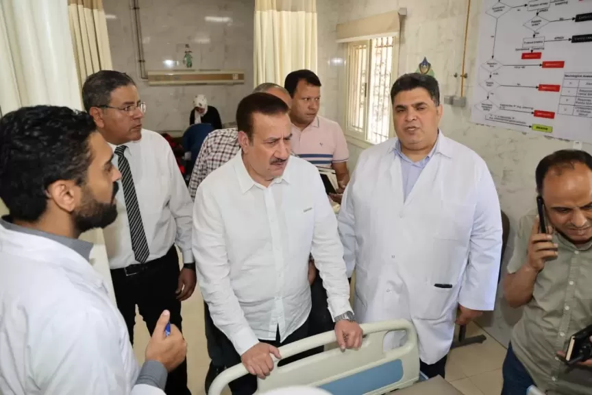 محافظ المنوفية يتوجه لمستشفى الباجور العام للإطمئنان على الحالة الصحية لمصابي حادث الإقليمي في منشأة القناطر