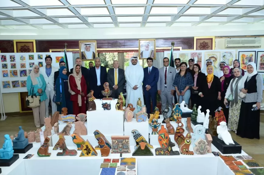 ”إبداعات عربية”.. المعرض الختامي للطلاب الوافدين بكلية التربية الفنية جامعة حلوان