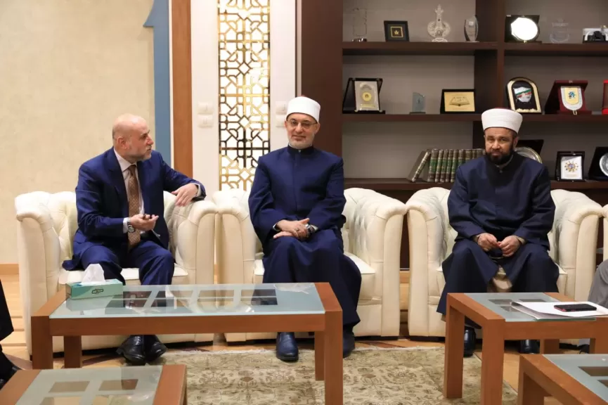 مفتي الجمهورية يستقبل وفدًا فلسطينيًّا برئاسة قاضي قضاة فلسطين ووزير الأوقاف والشؤون الدينية الفلسطيني