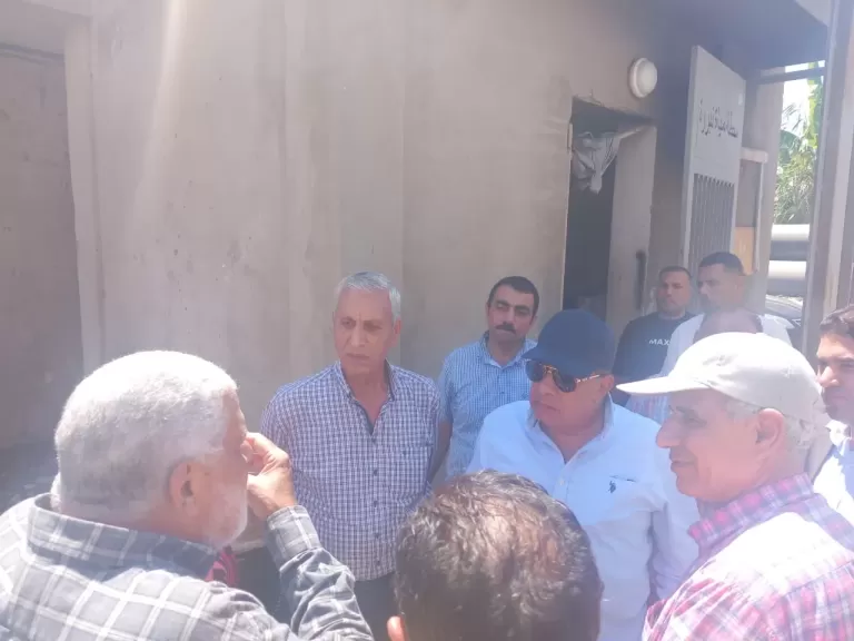 محافظ الدقهلية يتفقد محطة مياه كفر الحصة بنبروه