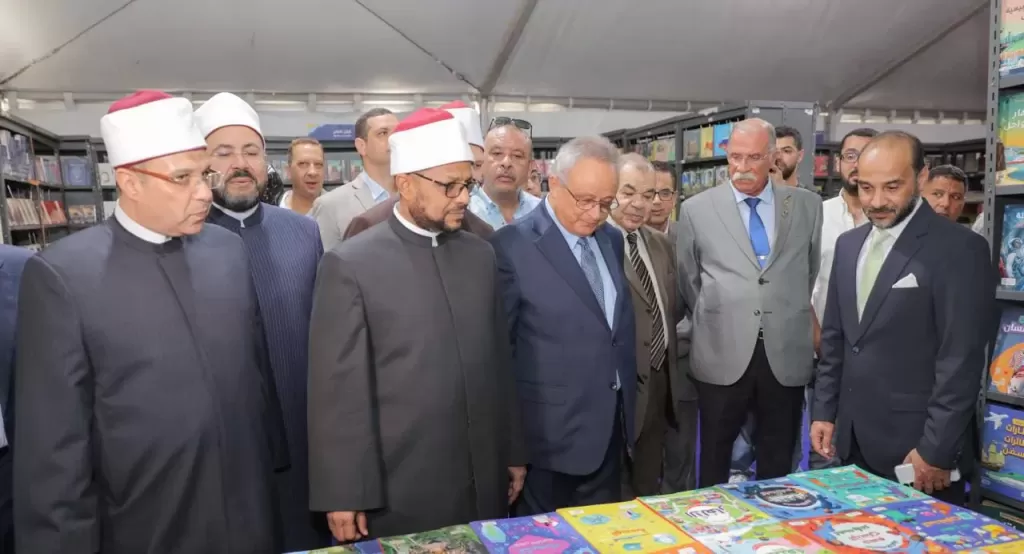 جناح الازهر الشريف بمعرض مكتبة الإسكندرية يحتفي بالعالم الجليل عبد الله دراز،
